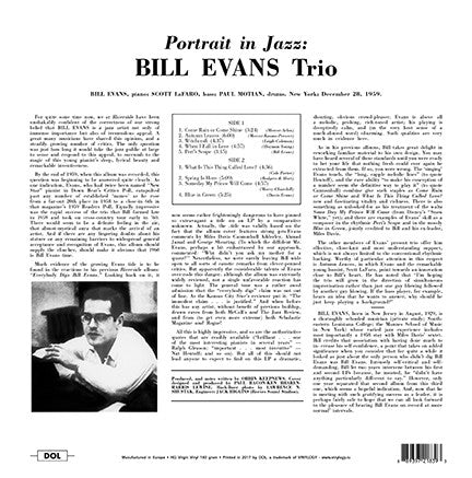 Portrait In Jazz (VINYL) | Mint (M) Mint (M) - JAZZ *SEALED*