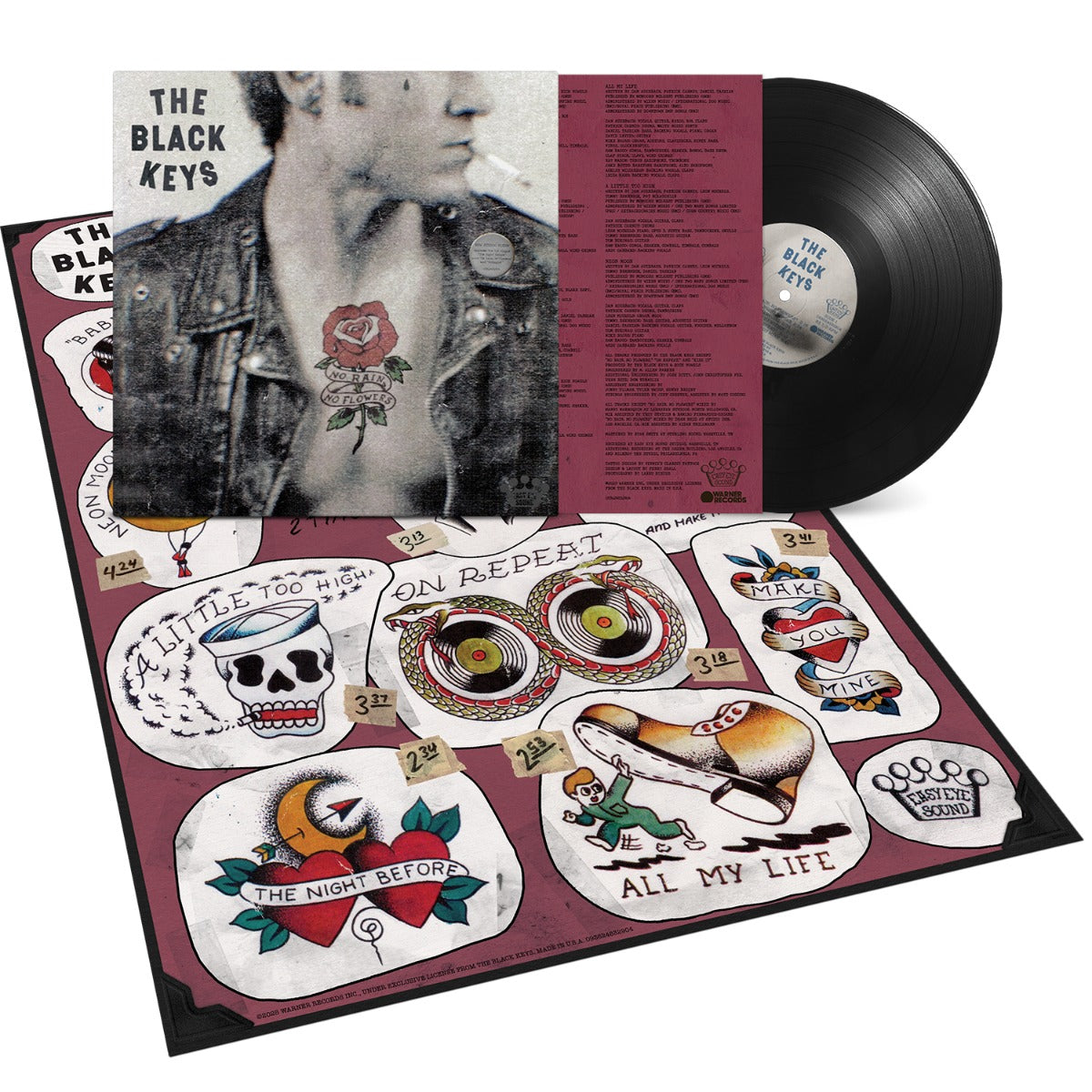 No Rain, No Flowers ( Black Vinyl w/Poster) |