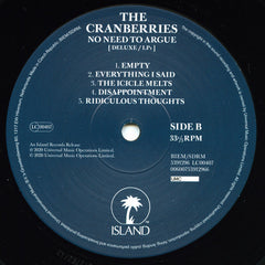 The Cranberries No Need To Argue Island Records, UMC 2xLP, Album, Dlx, RE, RM Mint (M) Mint (M)