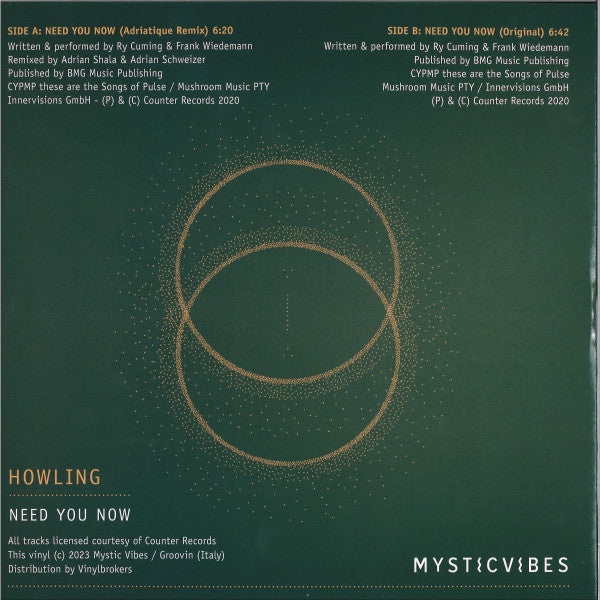 Need You Now | Mint (M) Mint (M) - DEEP HOUSE/PROG