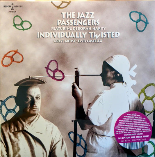 The Jazz Passengers Featuring Deborah Harry, Elvis Individually Twisted Modern Harmonic LP, Ltd, RE, Pea Mint (M) Mint (M)