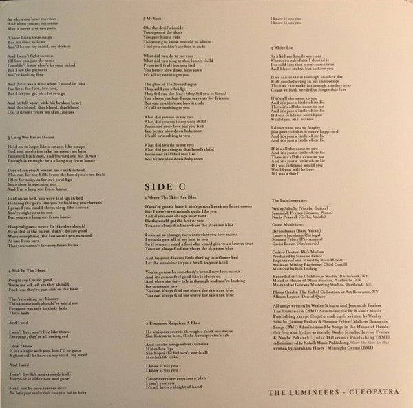 The Lumineers Cleopatra Dualtone 2xLP, Album, Dlx, Sla Mint (M) Mint (M)