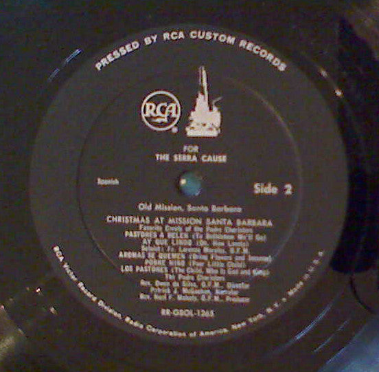 Christmas At Mission Santa Barbara | Very Good Plus (VG+) Near Mint (NM) - HOLIDAY / USED *VERY GOOD*