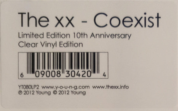 Coexist: 10th Anniversary (CLEAR VINYL) | Mint (M) Mint (M) - ALT/INDIE *SEALED/CLEAR*