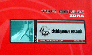 Tom Borijn Zora Clubbgroove Records, Zeitgeist 12" Very Good Plus (VG+) Near Mint (NM or M-)