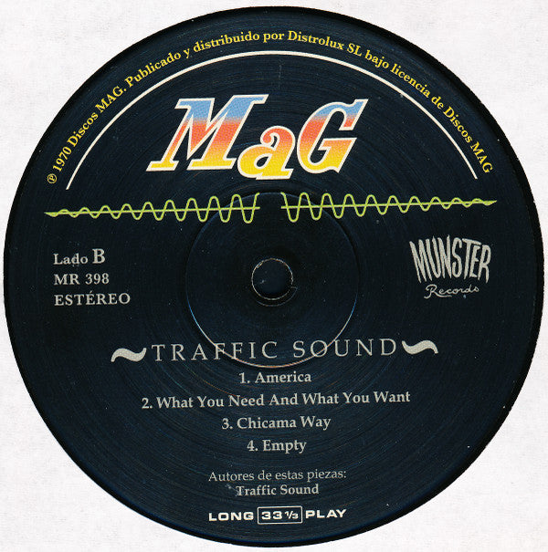 Traffic Sound | Mint (M) Mint (M) - ROCK
