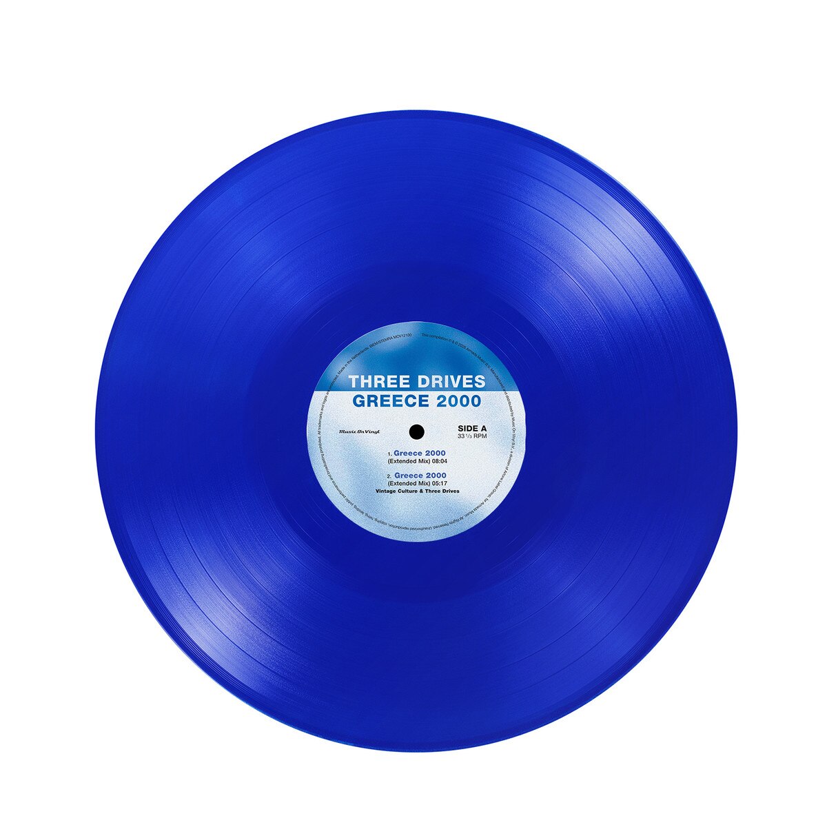 Three Drives On A Vinyl - (PRESALE 7/24/26) Greece 2000 (140G ORIGINAL 1997 + MAX STYLER BLUE 12" VINYL) | - TRANCE *NEW*