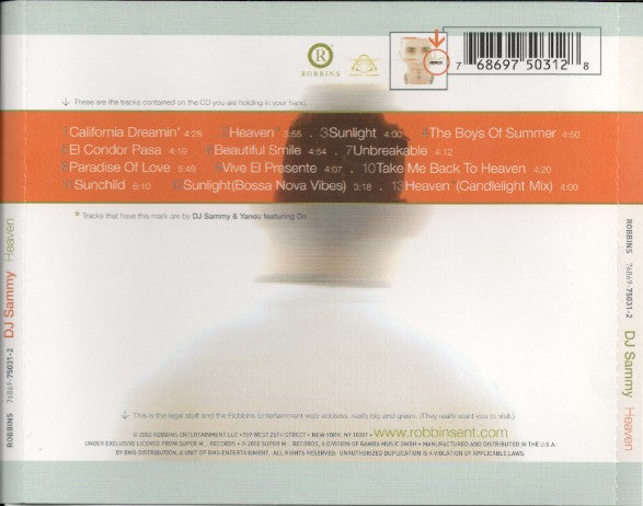 Heaven (CD) | Excellent+ (EX+) Excellent+ (EX+) - TRANCE / USED *EXCELLENT+*