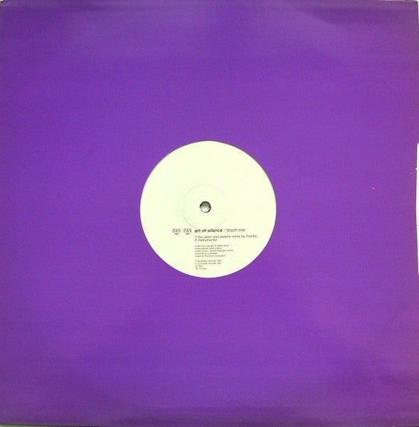 Teach Me (12" VINYL) | Excellent (EX) Generic - TRANCE / USED *EXCELLENT*