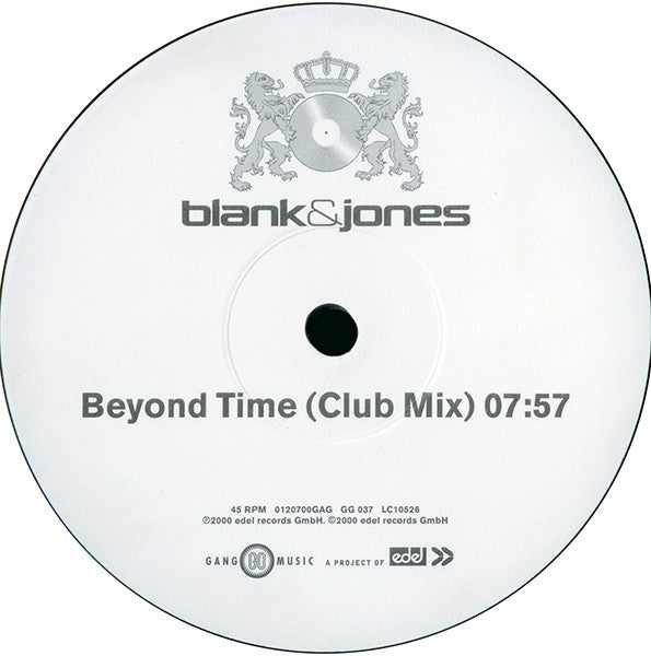 Beyond Time (Club Mix) (12" VINYL) | Excellent (EX) Generic - TRANCE / USED *EXCELLENT*