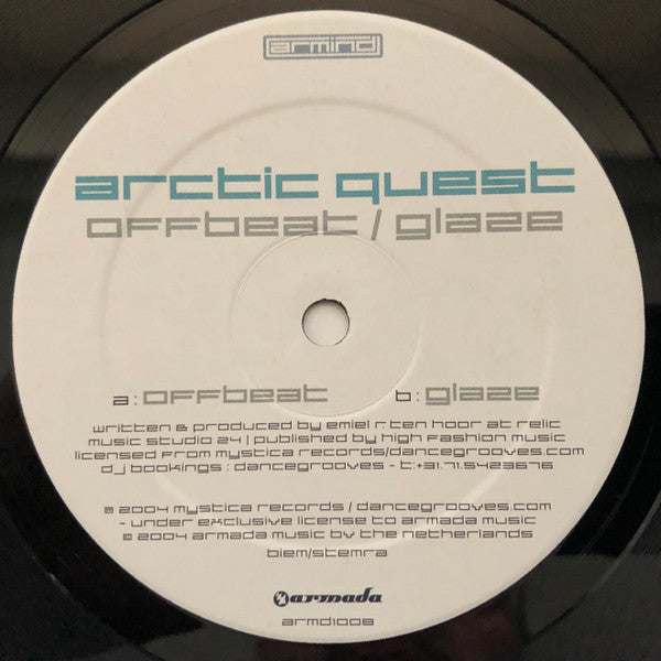 Arctic Quest - Offbeat / Glaze | Near Mint (NM) Excellent (EX) - TRANCE / USED *NEAR MINT*