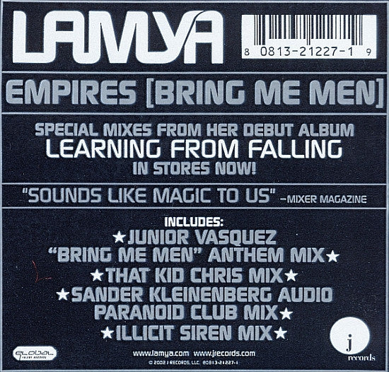 Empires (Bring Me Men) (VINYL) | Near Mint (NM) Excellent (EX) - TRANCE / USED *NEAR MINT*