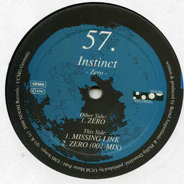 Instinct - Zero | Very Good (VG) Very Good (VG) - TRANCE / USED *VERY GOOD-*