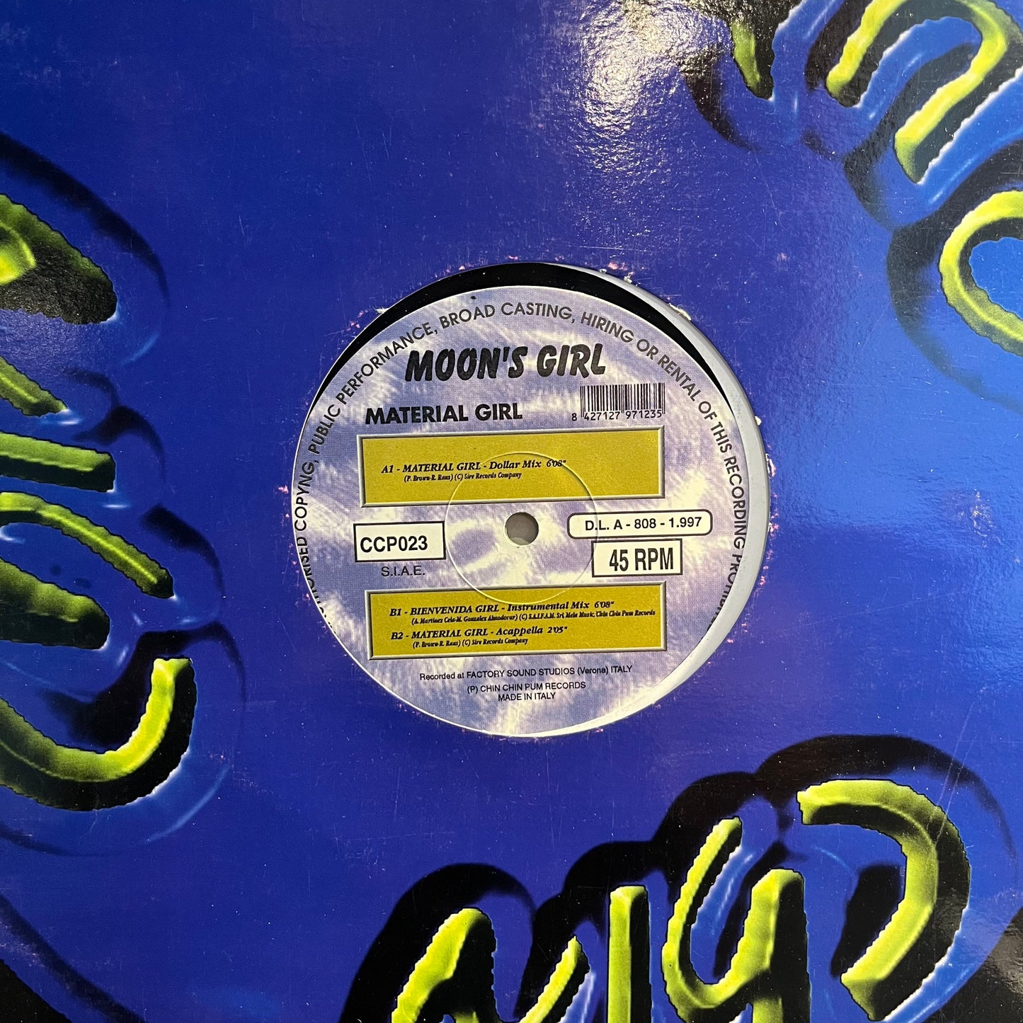 Material Girl | Very Good (VG) Good Plus (G+) - TRANCE / USED *VERY GOOD*