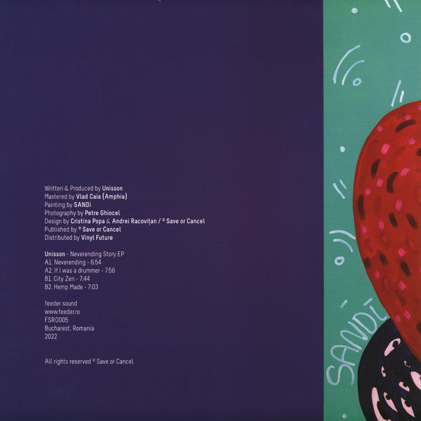 Unisson Neverending Story Feeder Sound 12", EP Mint (M) Mint (M)