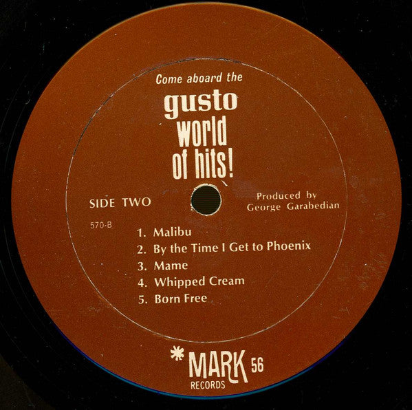 Come Aboard The Gusto World Of Hits! | Mint (M) Mint (M) - JAZZ