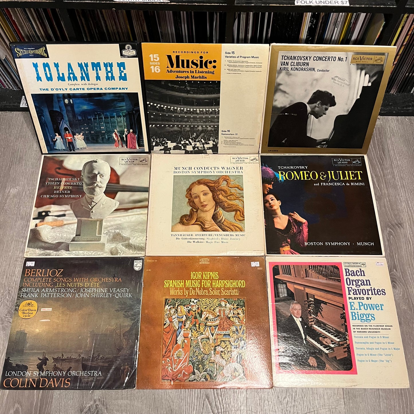 9 CLASSICAL VINYL RECORD LPS *EX-NM* | Excellent (EX) Excellent (EX) - USED