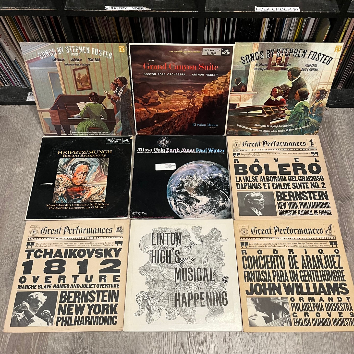 9 CLASSICAL VINYL RECORD LPS *EX-NM* | Excellent (EX) Excellent (EX) - USED