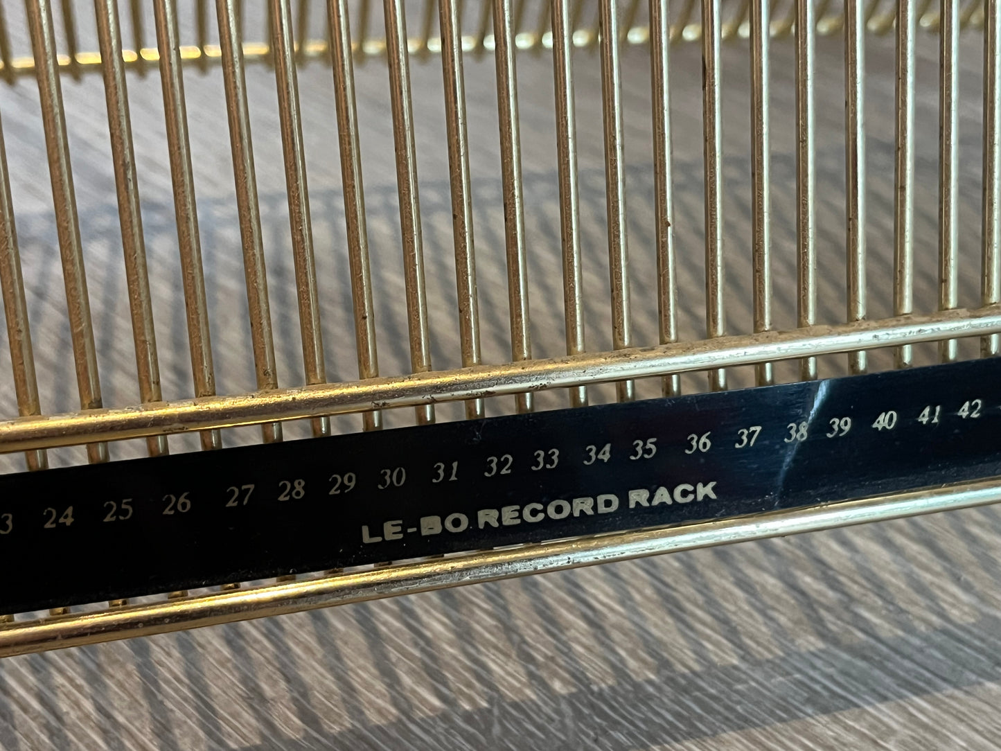 LE-BO RECORD RACK FOR 7" VINYL (60-SLOTS) | Excellent (EX) Excellent (EX) - USED