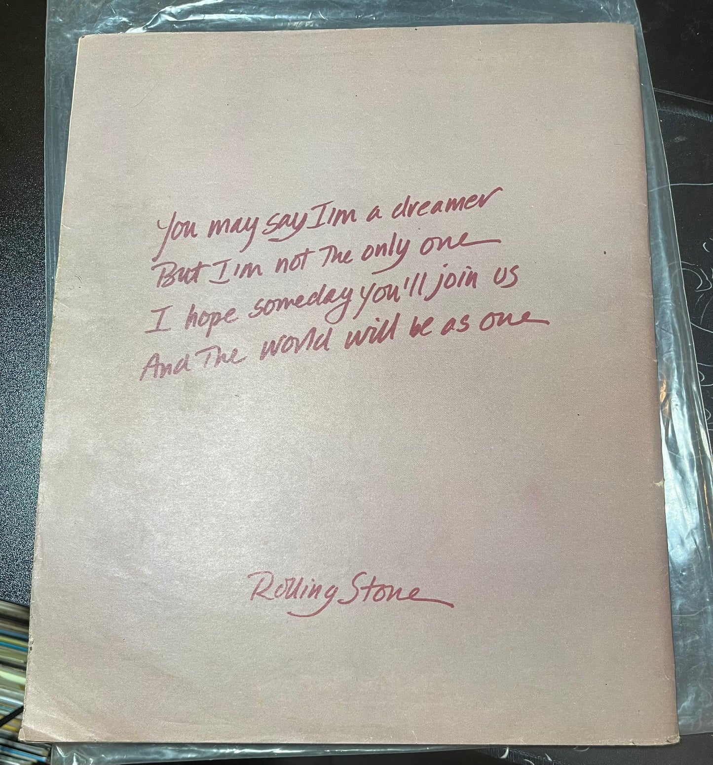 John Lennon / Yoko Ono - Rolling Stone 1981 January Magazine | - USED