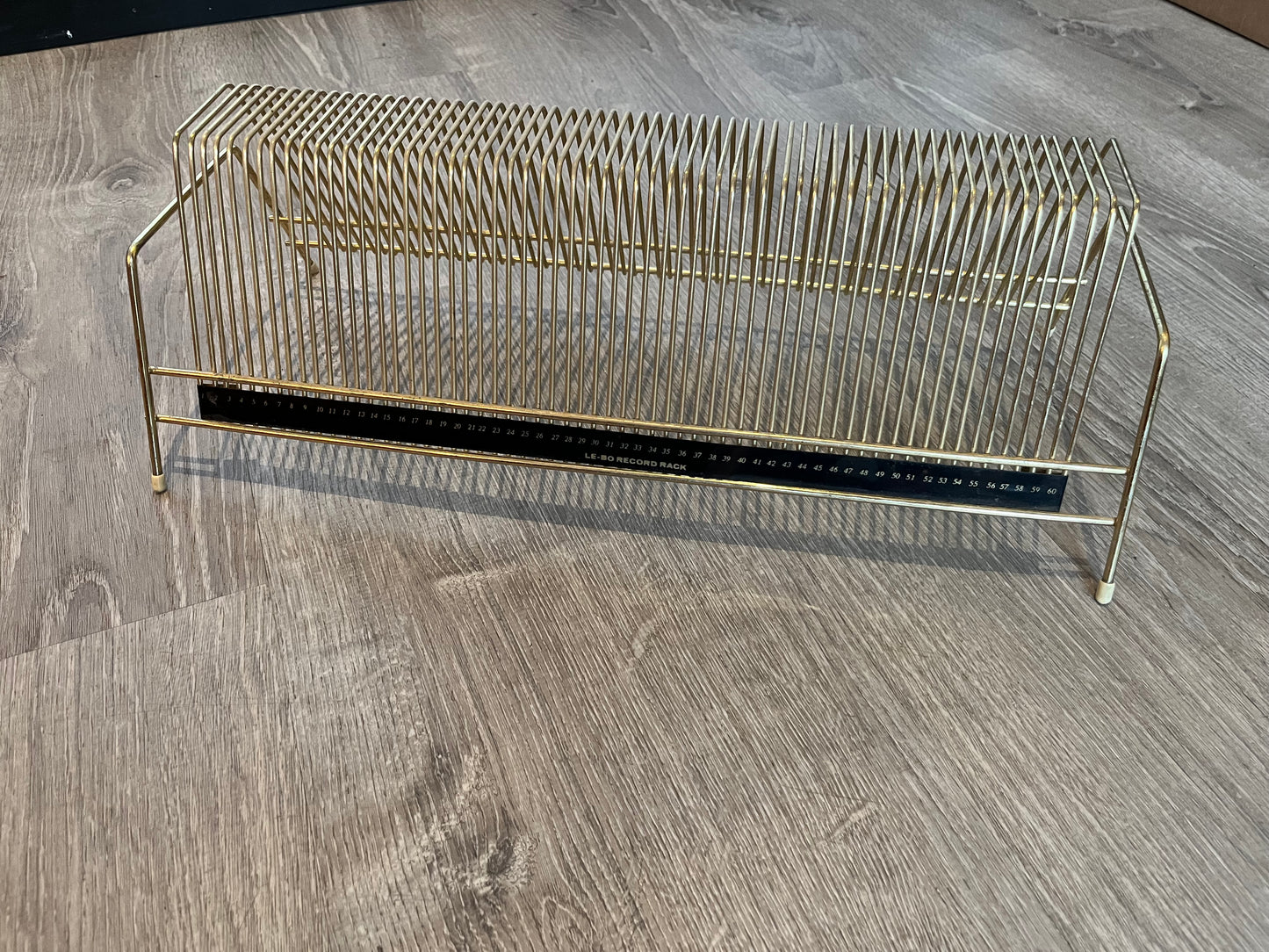 LE-BO RECORD RACK FOR 7" VINYL (60-SLOTS) | Excellent (EX) Excellent (EX) - USED