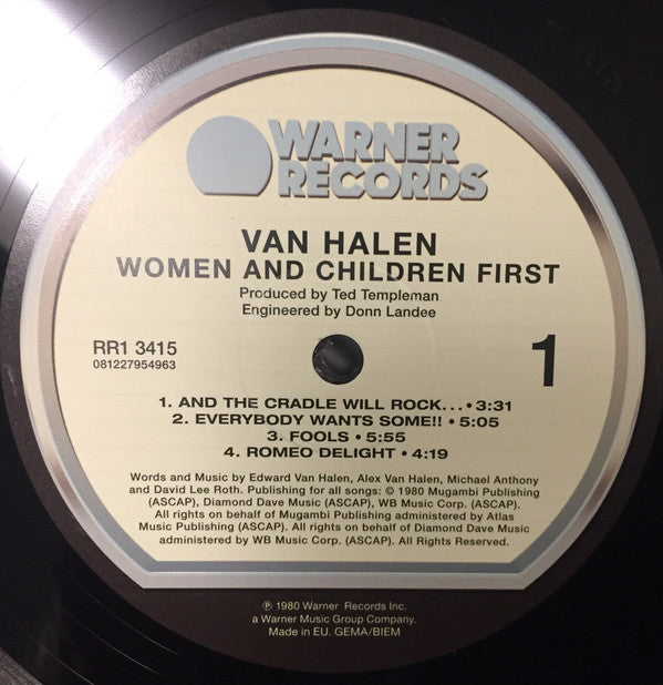 Women And Children First (VINYL LP) | Mint (M) Mint (M) - METAL *SEALED*