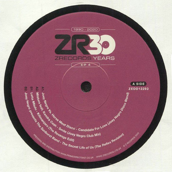 30 Years Of Z Records EP 4 | Mint (M) Mint (M)