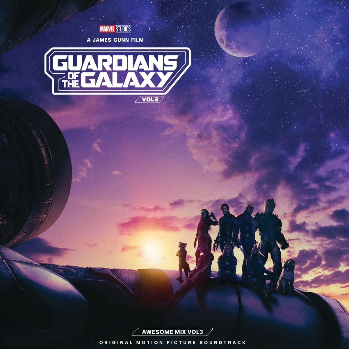 Guardians Of The Galaxy Vol. 3: Awesome Mix Vol. 3 (Limited Edition, Translucent Grape & Cobalt Blue Colored Vinyl, Bonus Poster) (2 Lp's) |