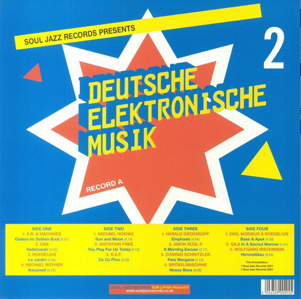 Deutsche Elektronische Musik 2 (Experimental German Rock And Electronic Musik 1971-83) (Record A) | Mint (M) Mint (M)