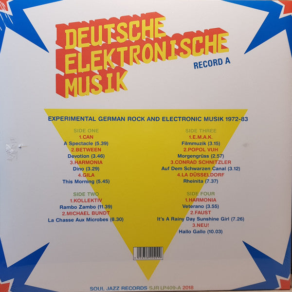 Deutsche Elektronische Musik (Experimental German Rock And Electronic Musik 1972-83) (Record A) | Mint (M) Mint (M) - EXPERIMENTAL