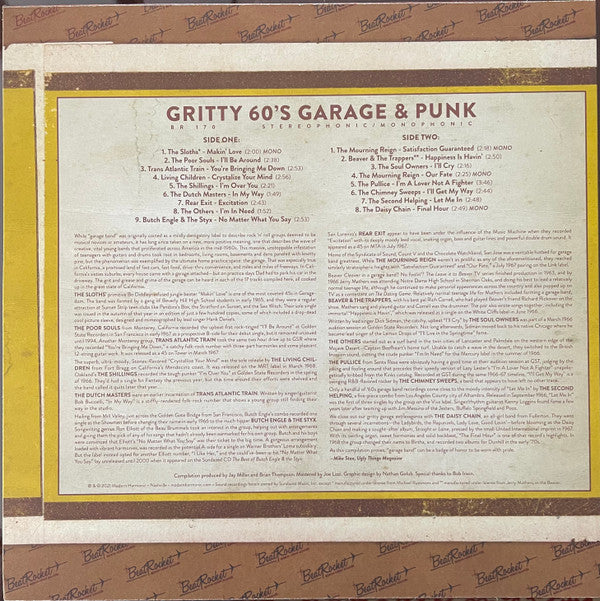 Gritty 60's Garage & Punk | Mint (M) Mint (M)
