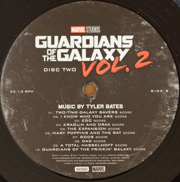 Guardians of the Galaxy Vol. 2 | Mint (M) Mint (M) - SOUNDTRACK *SEALED*