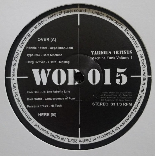 Machine Funk Volume 1. | Mint (M) Generic - TECHNO/ELECTRO