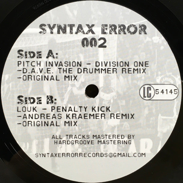Syntax Error 002 | Mint (M) Generic - TECHNO *NEW*