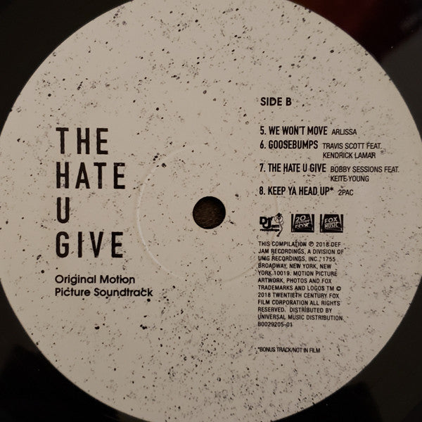 The Hate U Give (Original Motion Picture Soundtrack) | Mint (M) Mint (M) - SOUNDTRACK