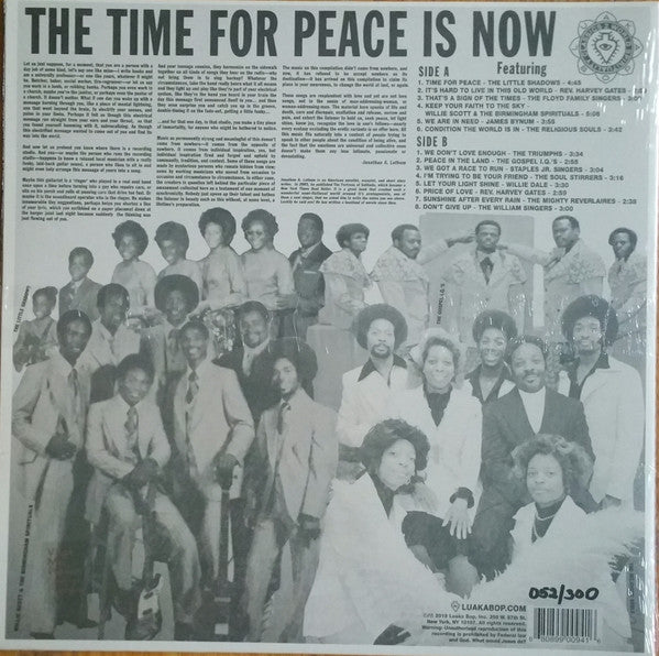 The Time For Peace Is Now (Gospel Music About Us) | Mint (M) Mint (M)