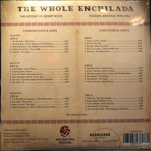 The Whole Enchilada: The History Of Desert Rock Tucson, Az 1978-1994 | Mint (M) Mint (M) - FOLK