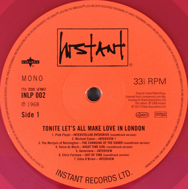 Tonite Let's All Make Love In London | Mint (M) Mint (M) - SOUNDTRACK *COLOR*