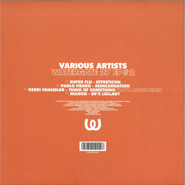 Watergate 27 EP #2 | Mint (M) Mint (M) - DEEP HOUSE/PROG *NEW*
