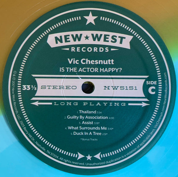 Is The Actor Happy? (SEAGLASS & GOLD SPLIT VINYL) | Mint (M) Mint (M) - FOLK *SEALED/COLOR*