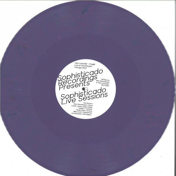 Fragile - Live At Sonotheque Chicago 2007 | Mint (M) Generic - DEEP HOUSE *NEW/COLOR*