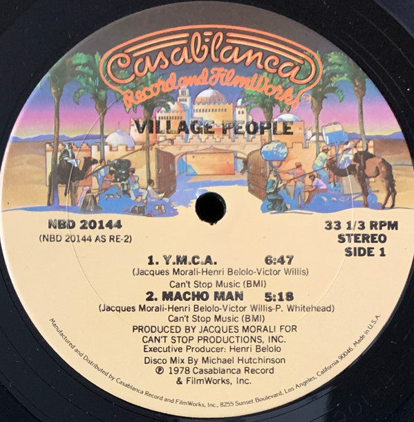 Y.M.C.A. / Macho Man | Near Mint (NM) Very Good Plus (VG+) - DISCO / USED *NEAR MINT*
