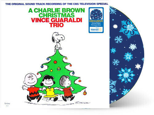 A Charlie Brown A Charlie Brown Christmas (Snowflake Picture Disc) Christmas (Walmart Exclusive) Snowflake Picture Disc | Mint (M) Mint (M) - HOLIDAY *PICTURE DISC*