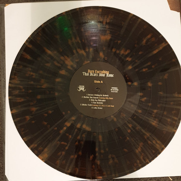 Burn Everything That Bears Your Name | Mint (M) Mint (M) - HIP HOP *SEALED/COLOR*