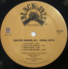 Walter Bishop, Jr. Coral Keys Black Jazz Records, Real Gone Music LP, Album, RE Mint (M) Mint (M)