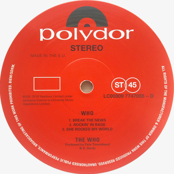 Who | Near Mint (NM) Near Mint (NM)