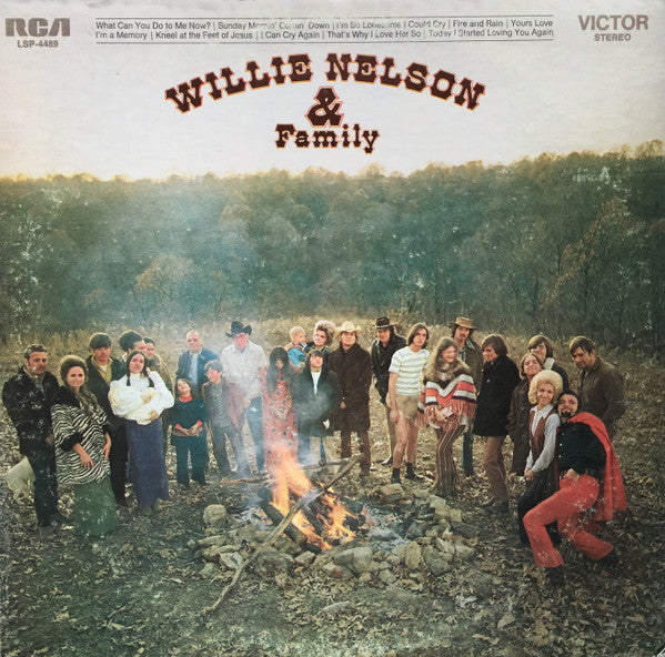 Willie Nelson & Family (Limited Edition, "Campfire Quad" Colored Vinyl) |