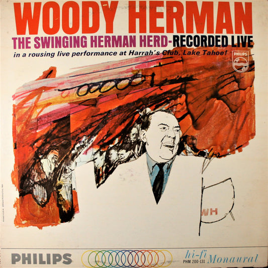 Woody Herman The Swinging Herman Herd Recorded Live Philips, Philips LP, Album, Mono Near Mint (NM or M-) Very Good Plus (VG+)