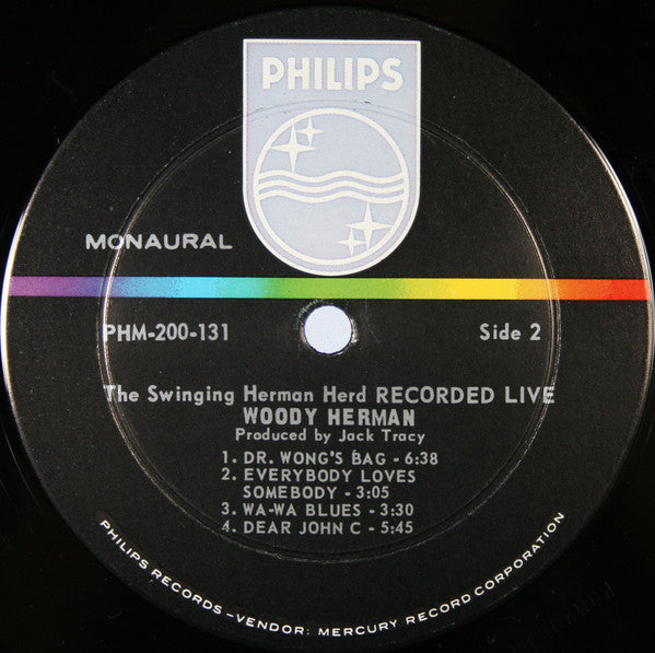 The Swinging Herman Herd Recorded Live | Near Mint (NM) Very Good Plus (VG+) - JAZZ / USED *NEAR MINT*