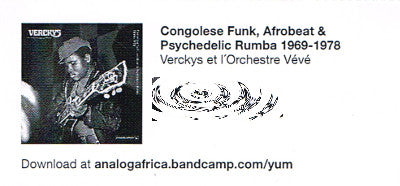 Verckys - Congolese Funk, Afrobeat & Psychedelic Rumba 1969-1978 | Mint (M) Mint (M) - WORLD/AFRICAN *SEALED*